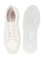 Shop Men White Classic Chunky Lace Up Sneaker Ankle Shoes