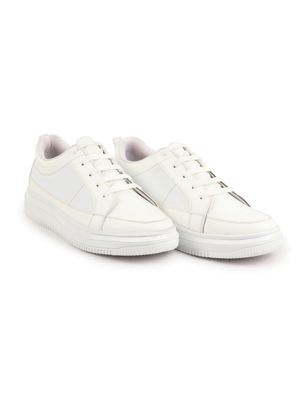 Shop Men White Classic Chunky Lace Up Sneaker Ankle Shoes
