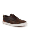 Shop Men Brown Lace Up Trendy All Day Comfortable Lightweight Sneakers Casual Outfit Shoes Online.
