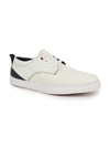 Shop Men White Lace Up Trendy All Day Comfortable Lightweight Sneakers Casual Outfit Shoes Online.