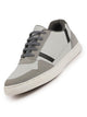 Men Grey Stylish Colorblocked Low Top Lace Up Breathable Sneaker Shoes|Comfort|Low Ankle|Casual Outfit Shoe