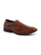 Men Tan Formal Office Meeting Slip On Shoes