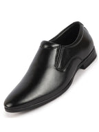 Men Black Formal Office Meeting Slip On Shoes