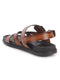 Men Tan Open Toe Hook & Loop Adjustable Strap Criss Cross Dress Slip On Sandals|Non Skid Sole Slippers|PU PAD Insole