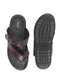 Men Brown Toe Ring Kolhapuri Adjustable Strap Slip On Outdoor Slippers|Anti Skid Sole Sandals|PU PAD Insole