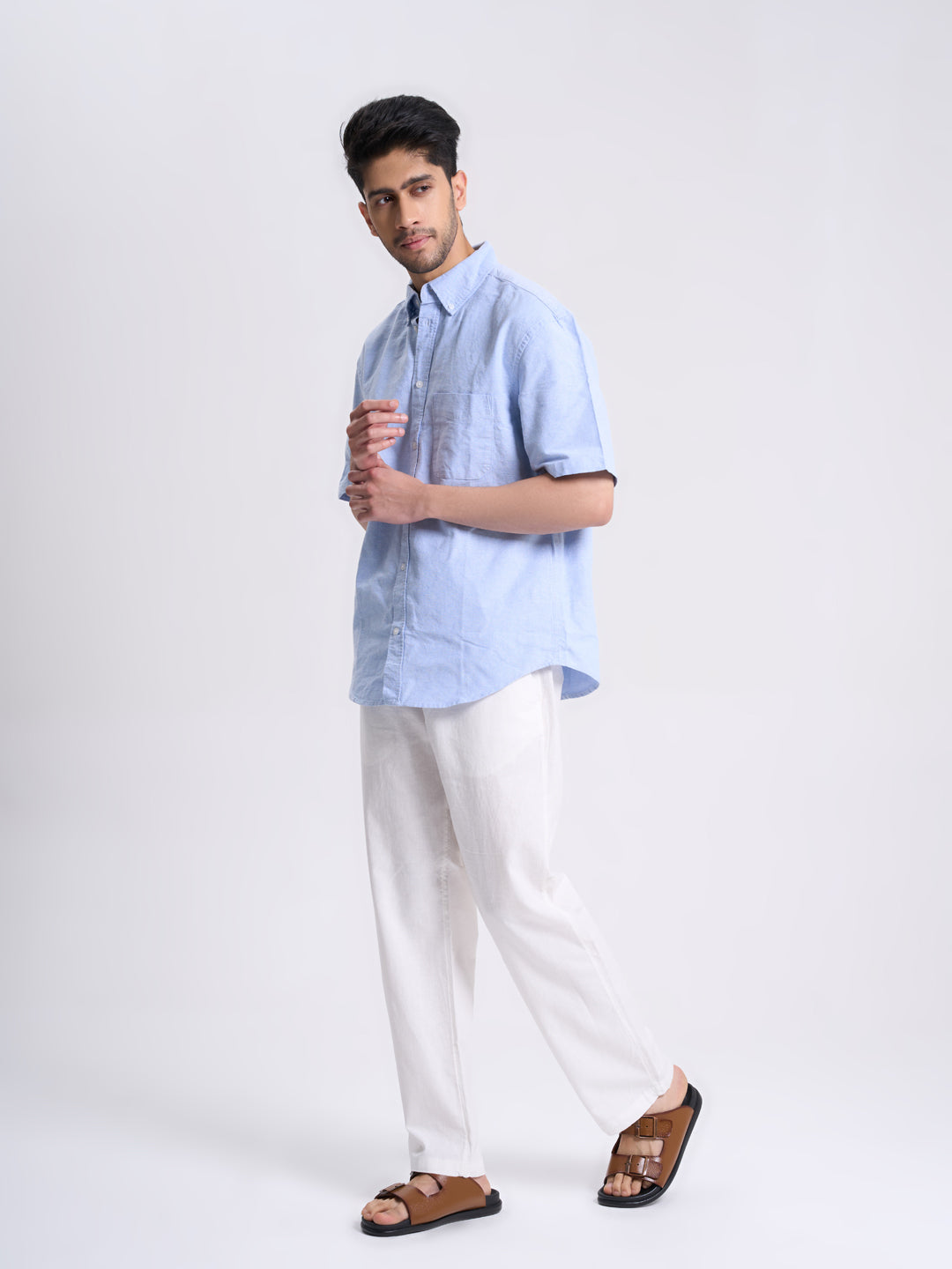 Men Brown Open Toe Multi Adjustable Strap Ethnic Kurta Slip On Sandals|Anti-Skid Sole Slippers|Memory Cushion Insole