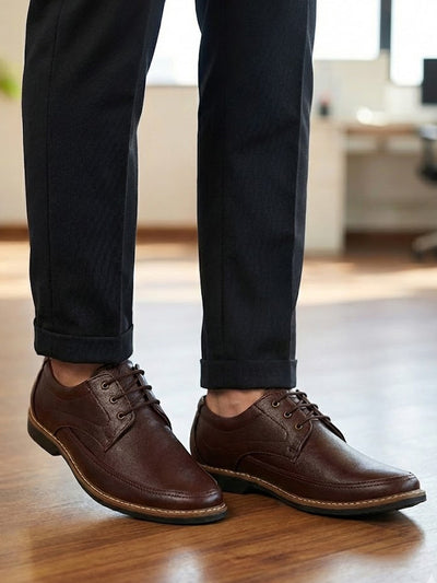 mens brown casual dress shoes