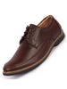 Men Brown Formal Lace-Up Derby Uniform Dress Shoes