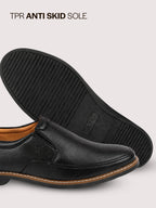 men black formal superior comfort slip on shoes