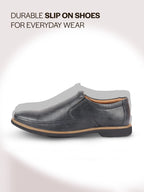men navy blue formal superior comfort slip on shoes