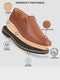 Men Tan Formal Superior Comfort Slip On Shoes