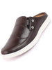 Men Coffee Casual Back Open Classic Slip On Shoes