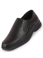 Shop Men Black Formal Outdoor Office Slip On Shoes Online.