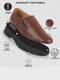 Men Tan Formal Outdoor Office Slip On Shoes