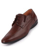 Men Brown Formal Lace-Up Derby Shoes