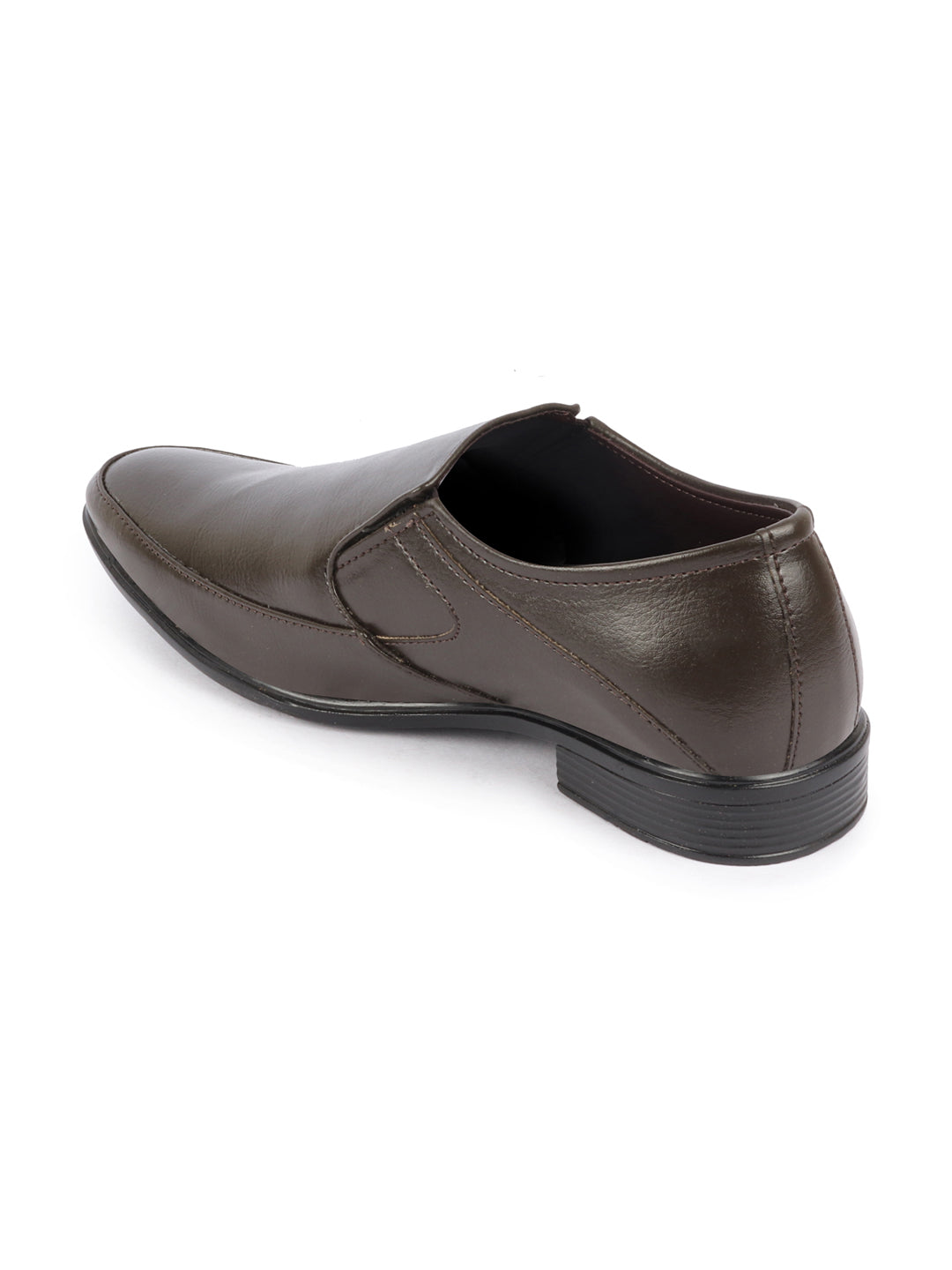 shop men brown casual leather slip on hand knitted shoe style sandals online.