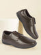 Men Brown Formal Office Work Broad Feet Derby Lace Up Shoes