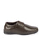 Men Brown Formal Office Work Broad Feet Derby Lace Up Shoes