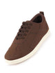 Men Brown Trendy Fashion Classic Super Light Speedy Runs Anti Skid Lace Up Sneakers Shoes