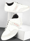 Men White Classic Super Light Upper Soft Suede Leather Strap Lace Up Sneakers Shoes
