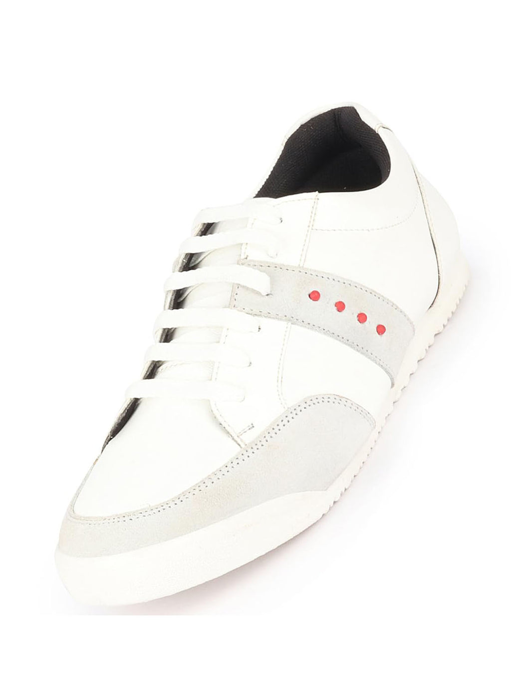 Shop Men White Classic Super Light Upper Soft Suede Leather Strap Lace Up Sneakers Shoes Online.