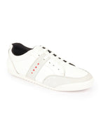 Shop Men White Classic Super Light Upper Soft Suede Leather Strap Lace Up Sneakers Shoes Online.