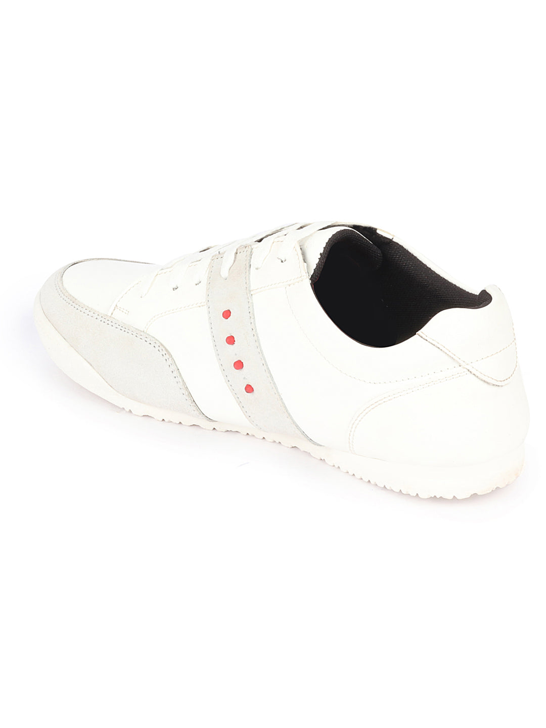 Shop Men White Classic Super Light Upper Soft Suede Leather Strap Lace Up Sneakers Shoes Online.