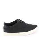 Shop Men Black Classic Upper Denim Comfort No Touch Slip On Canvas Sneakers Shoes Online.