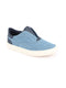 Men Sky Blue Classic Upper Denim Comfort No Touch Slip On Canvas Sneakers Shoes