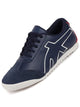 Men Blue Trendy Lace Up Sneakers