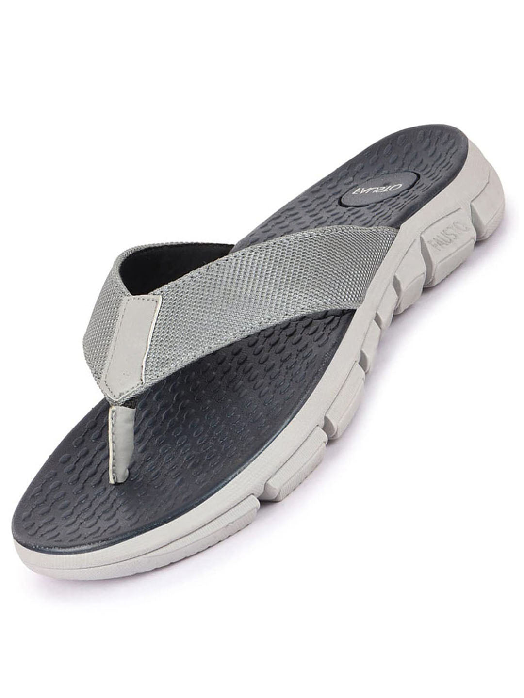Shop Men Grey Phylon Sole Flexible Ultrasoft Outdoor & House Slippers Online.