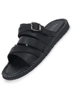 Shop Men Navy Blue Slip On TPR Sole Side Stitch Outdoor & Indoor Slippers Online.
