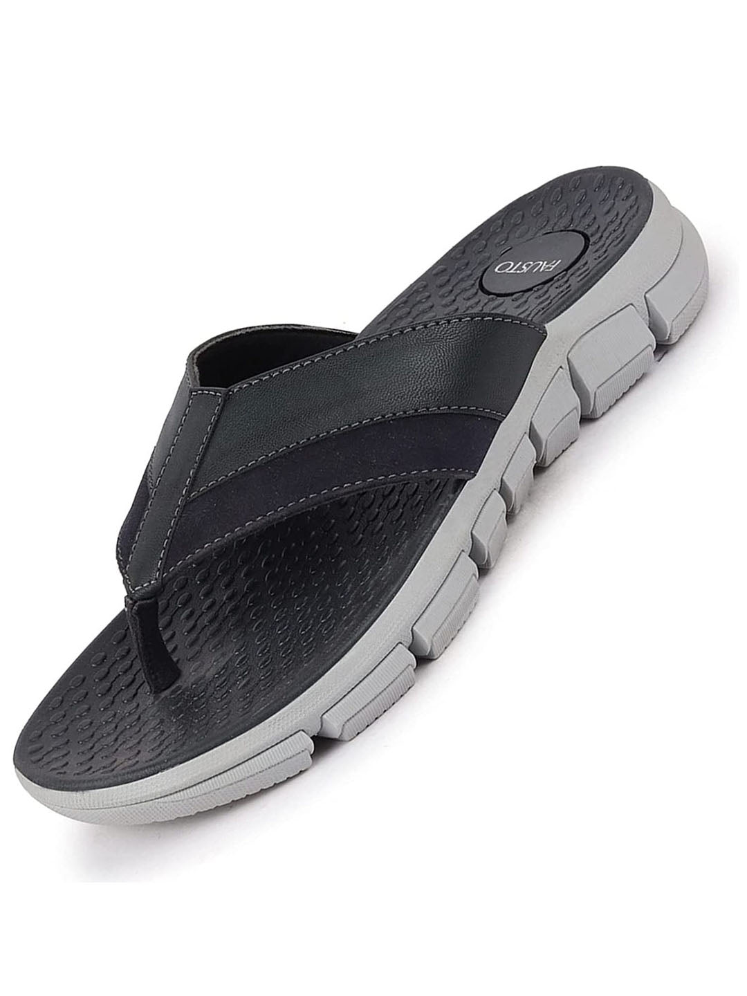 Shop Men Navy Blue Slip On Casual Flexible Phylon Sole Slippers Online.