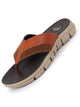Men Tan Slip On Casual Flexible Phylon Sole Slippers