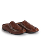 Men Camel Back Open Laser Cut Stitched Ethnic Mojaris
