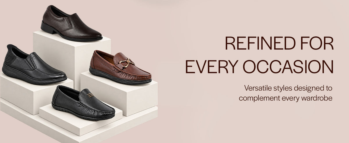 Men Tan Genuine Leather Upper Round Toe Formal Office Lace Up Derby Shoe with Easy Hands-Free Slip-IN|Anti Skid EVA Sole|Leather Memory Cushioned Insole