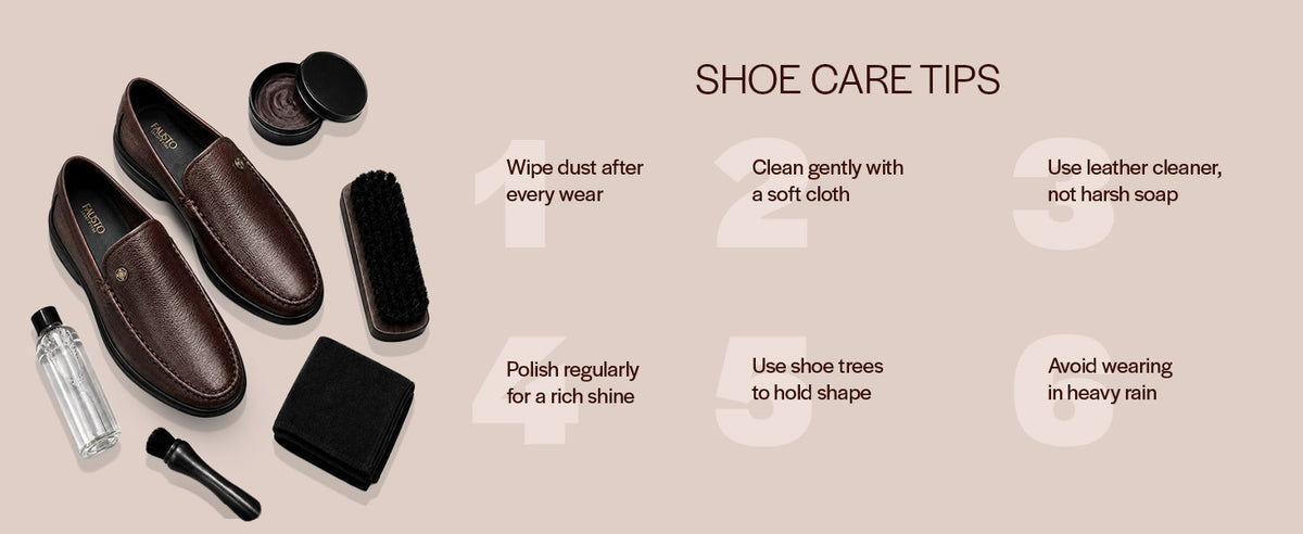 Men Black Genuine Leather Upper Stitched Round Toe Formal Pull On Shoe for Office, Meetings, Event|Slip Resistant Sole|Leather Memory Cushioned for Extra Comfort