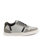 Shop Men Grey Stylish Colorblocked Low Top Lace Up Breathable Sneaker Shoes|Comfort|Low Ankle|Casual Outfit Shoe Online.