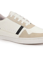 Shop Men White Stylish Colorblocked Low Top Lace Up Breathable Sneaker Shoes|Comfort|Low Ankle|Casual Outfit Shoe Online.