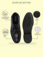 Shop Men Black Classic Trendy Mid Ankle Lace Up Chukka Boot With TPR Welted Sole Online.