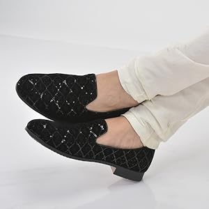 Men Blue Ethnic Velvet Sequin Embroidered Round Toe Juttis and Mojaris for Wedding|Festive Slip-On For Kurtas|Traditional Sherwani Shoes|Prom Slip On Shoes