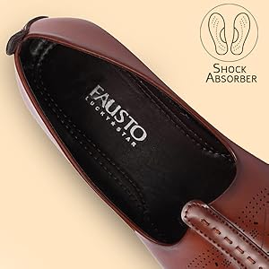 Men Brown Laser Cut Design Ethnic Slip On Wedding Juttis and Mojaris