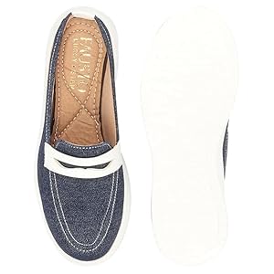 Women Navy Blue Fashion Outdoor Height Enhancer Open Back Slip On Upper Denim Casual Shoes