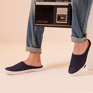 Men Grey Casual Canvas Slip-On Shoes