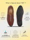 Men Tan Genuine Leather Broad Feet Formal Slip On Shoe|Work Wear|Comfort for Office|Anti Skid Sole