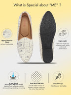 Men White Blue Embroidered Ethnic Slip On Juttis and Mojaris for Wedding|Traditional Sherwani Shoes|Haldi Slip-On Shoe