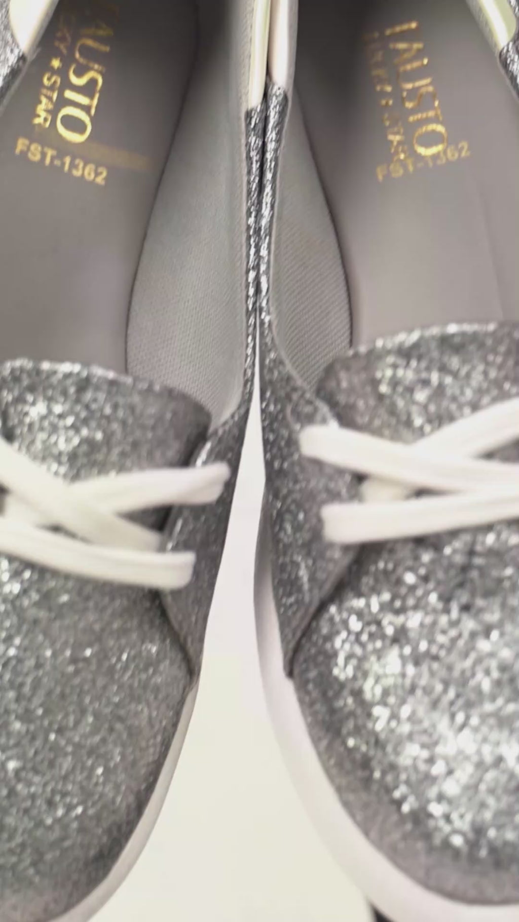 Women White Embellished Lace Height Enhancer Slip On Sneaker|Casual Shoe|Evening Party Shoe|Anti Skid Sole