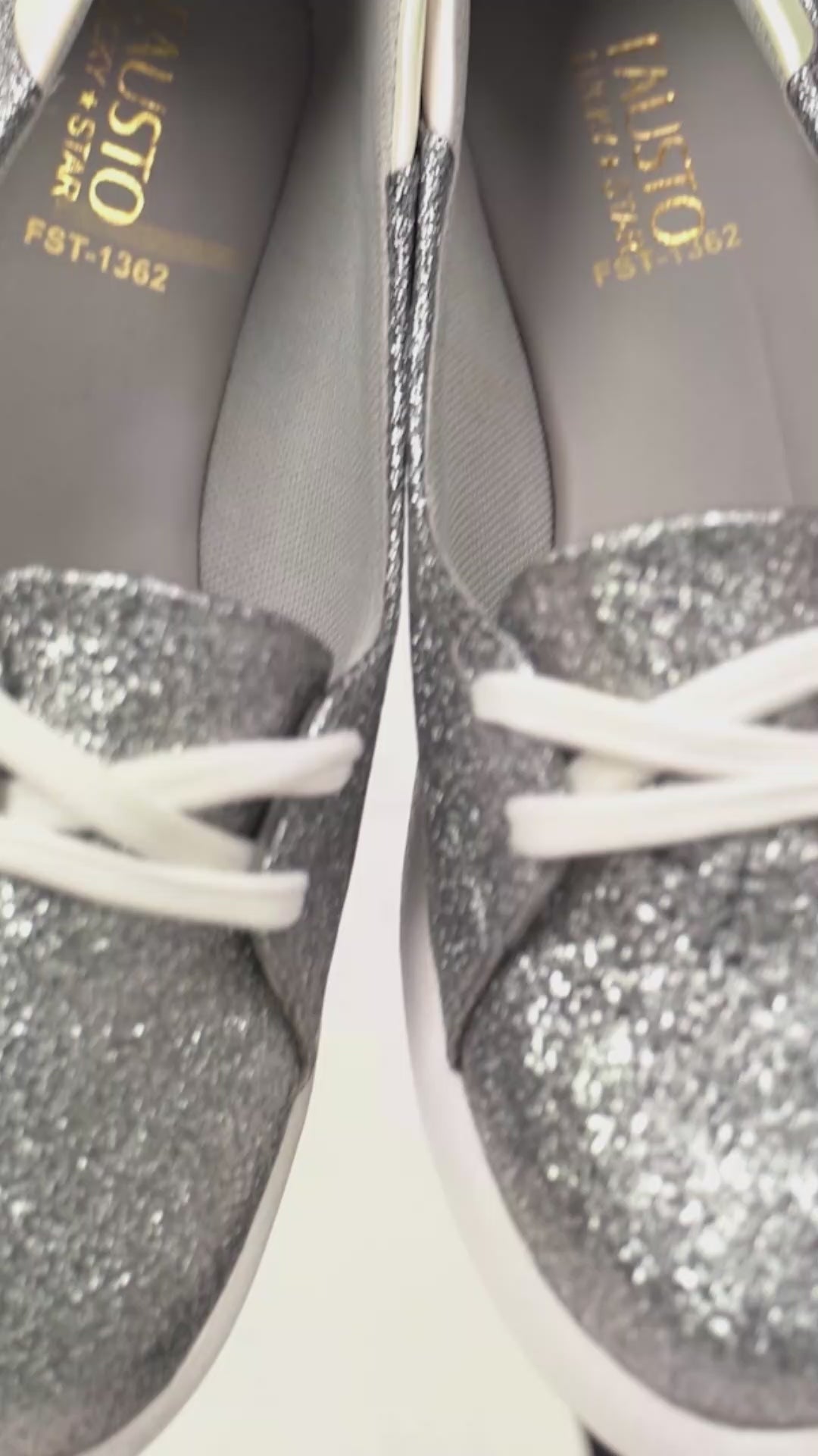 Women White Embellished Lace Height Enhancer Slip On Sneaker|Casual Shoe|Evening Party Shoe|Anti Skid Sole