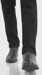 Men Tan High Ankle Zipper Closure Fashion Trend Classic Work Boots