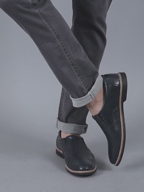Men Brown Formal Superior Comfort Slip On Shoes